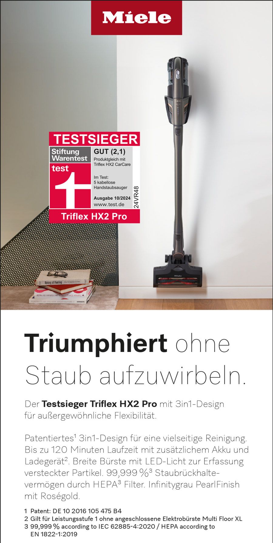 Triflex- starker Akkusauger - jetzt testen !
